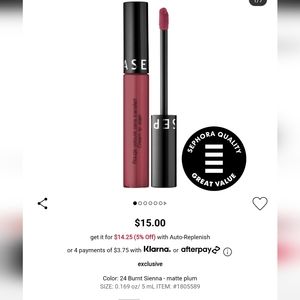 Sephora Liquid Lipstick Burnt Sienna